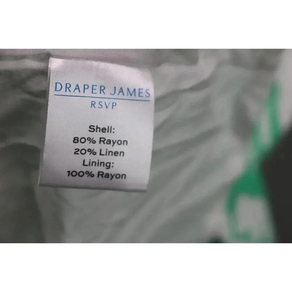 Draper James RSVP Women's Linen Blend Dress-Size XXL-Lined-Button Up - Picture 6 of 10